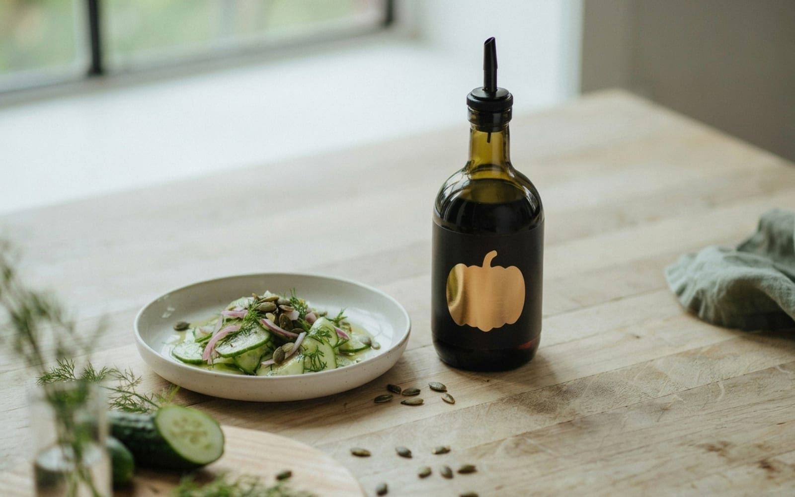 Connexe : Salade de concombre à l'huile de courge