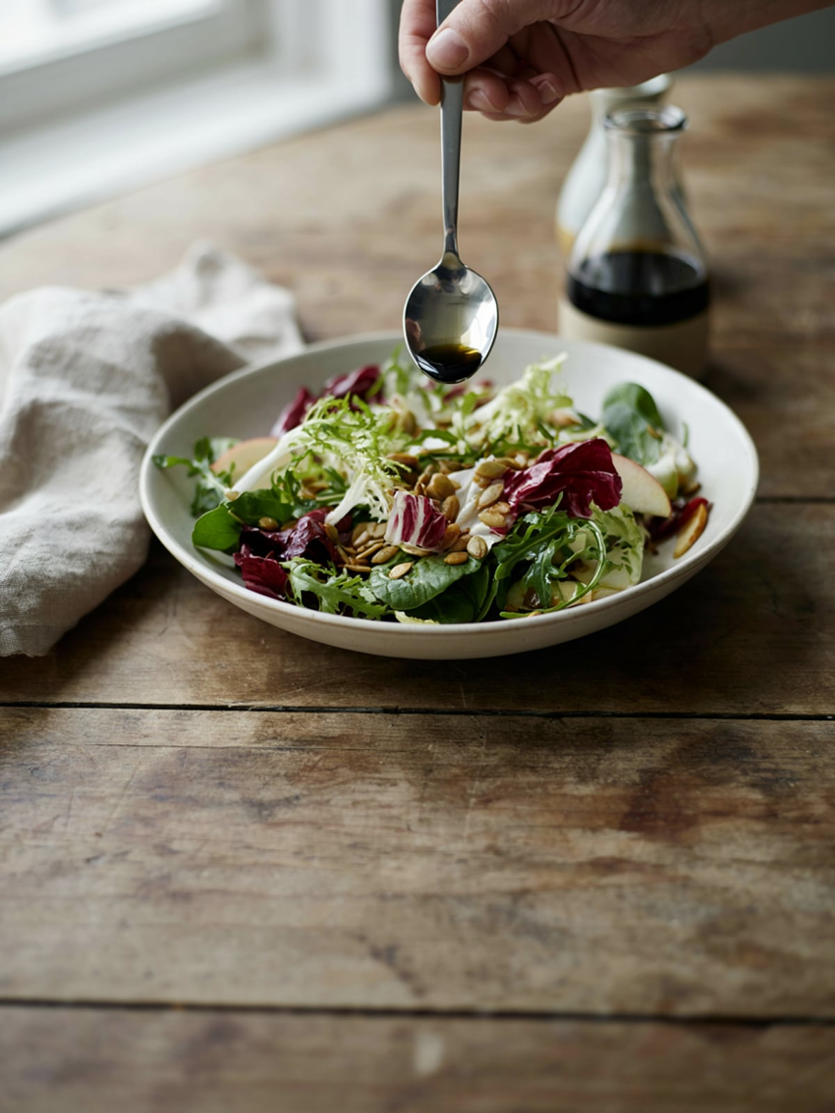 Combien d'huile de courge par salade ?