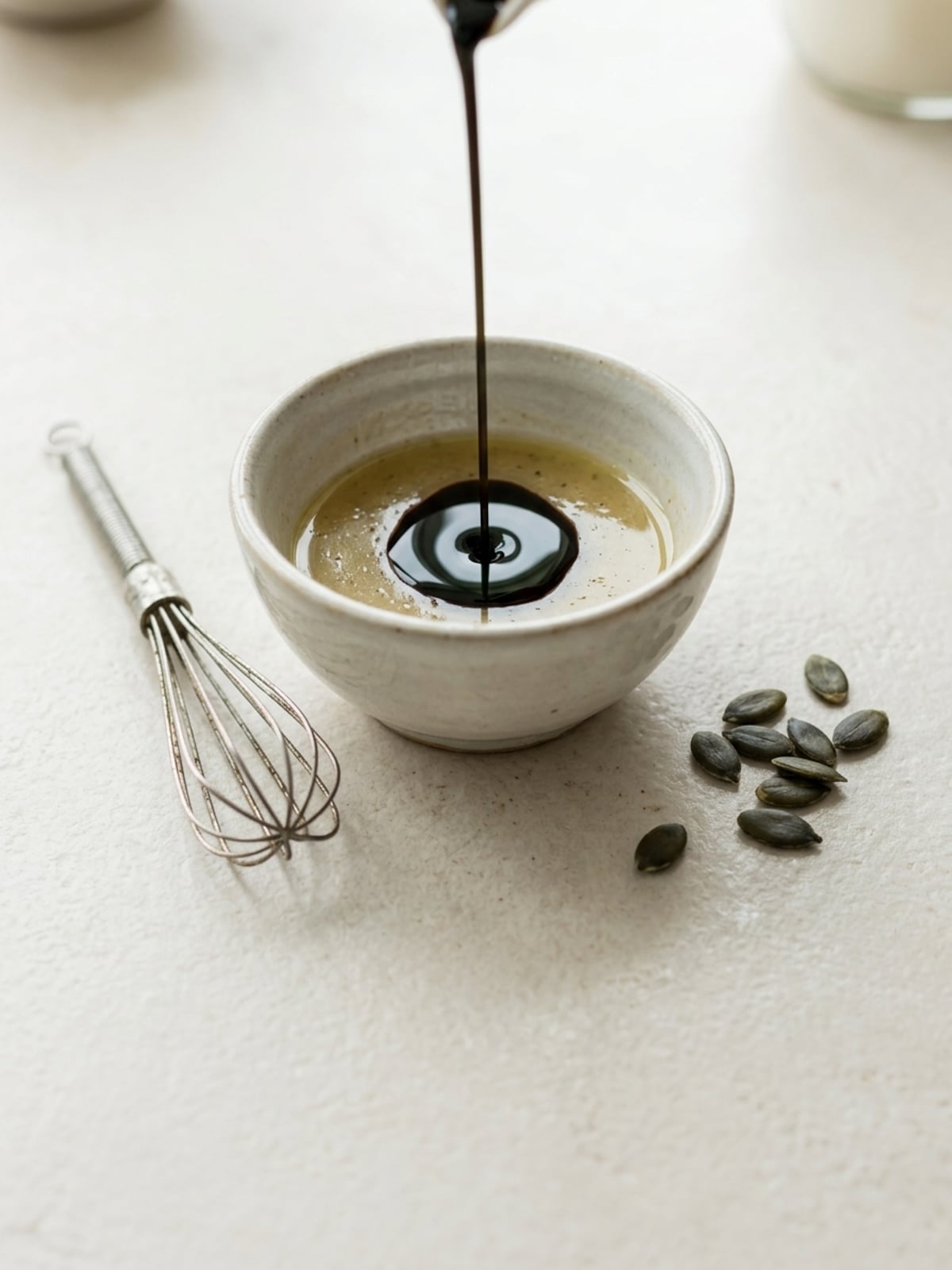Vinaigrettes à l'huile de pépins de courge